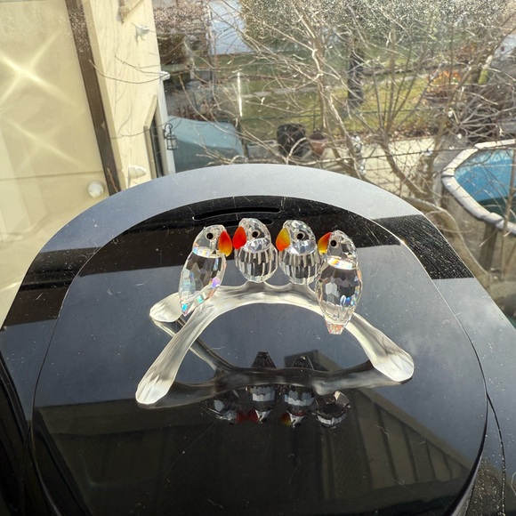 Crystal Bird Figurine on Arch - Picture 8 of 13